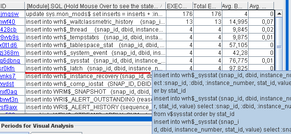 A screenshot displaying a manual with data listings from the UpBeat PEi program.